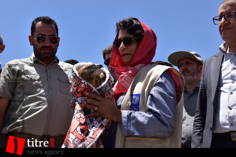 دستیار دبیرکل سازمان ملل از تالاب صالحیه در نظرآباد بازدید کرد