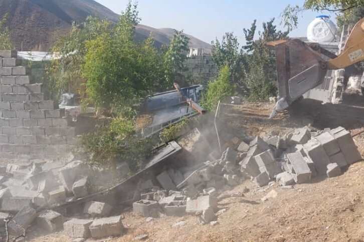 ۲۵ بنای غیرمجاز در کرج تخریب شد
