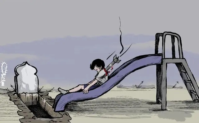کاریکاتور/ اسلحه بر شقیقه اسرائیل