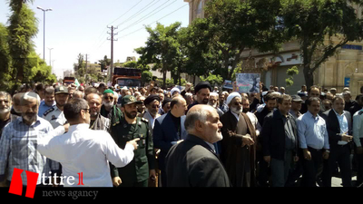 راهپیمایی سی و نهمین سالروز قدس - مردم مهرشهر