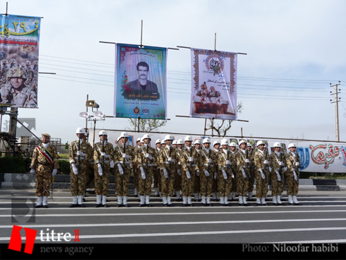 عکسهای دیدنی از شکار لحظات رژه ارتش در کرج