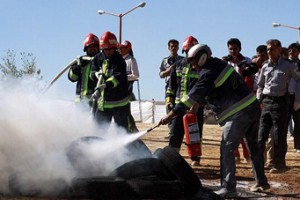 برگزاری دوره آموزشی آتش نشانان داوطلب در فردیس