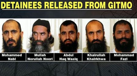 فاکس نیوز: زندانیان مبادله شده طالبان خطرناک هستند
