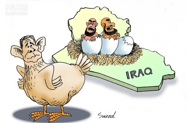 کاریکاتور/ داعش میراث جرج بوش