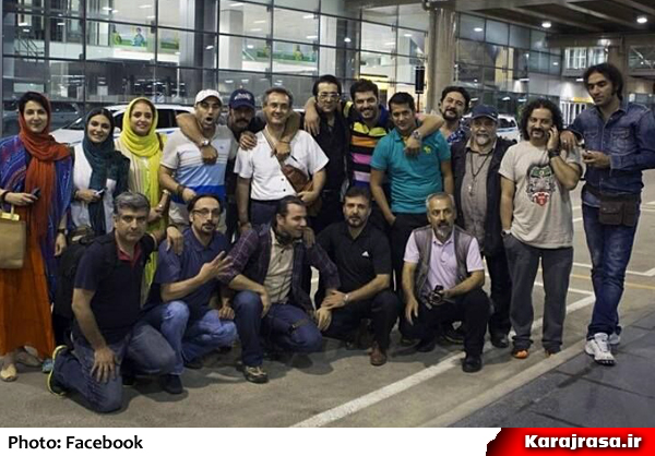 عکس دسته جمعی بازیگران و هنرمندان ایرانی در برزیل