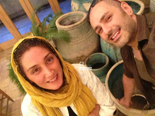 جدیدترین عکس هدیه تهرانی و همسرش