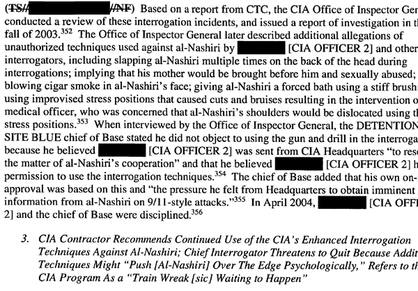 گزارش تکان‌دهنده شکنجه‌های سازمان سیا + متن سازمان سیا
