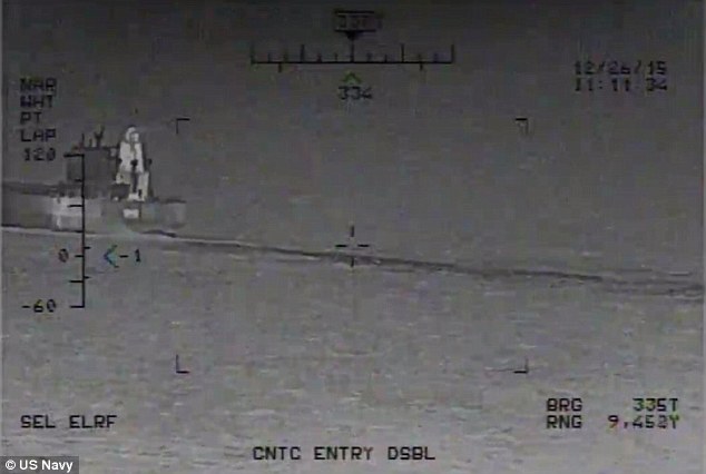 انتشار ویدوئی 45 ثانیه ای نیروی دریایی آمریکا از پرتاب موشک سپاه