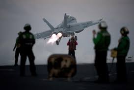 سقوط یک فروند جنگنده f18 آمریکایی در خلیج فارس