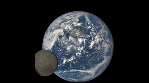 انتشار تصاویر و ویدئو نیمه تاریک ماه توسط ناسا