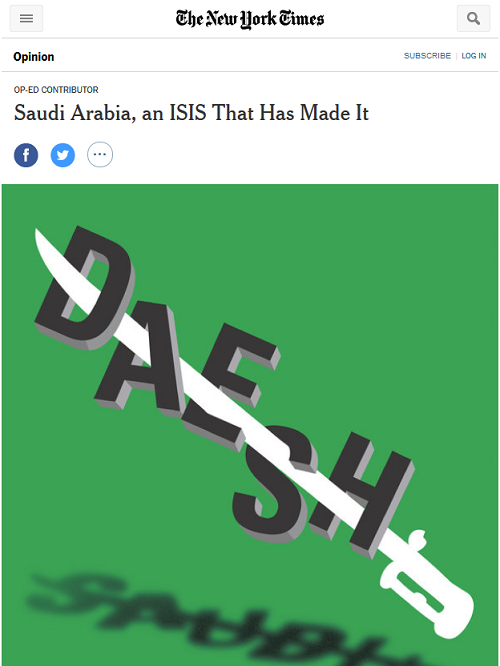 نیویورک تایمز: داعش پدر و مادر دارد/ غرب بهایش را خواهد پرداخت!