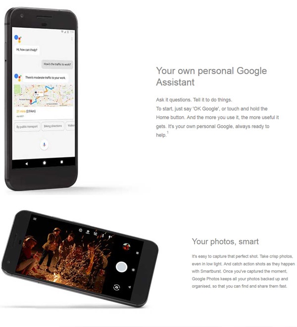 تصاویر و مشخصات گوشی اختصاصی گوگل 