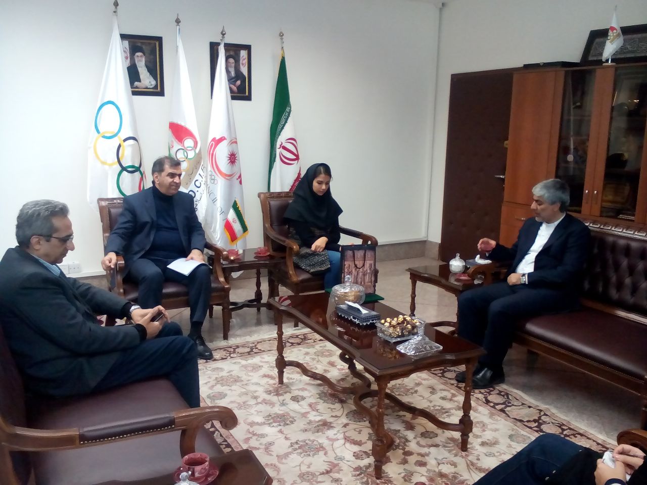 کمیته ملی المپیک از سارا خادم الشریعه تجلیل کرد/ تصاویر