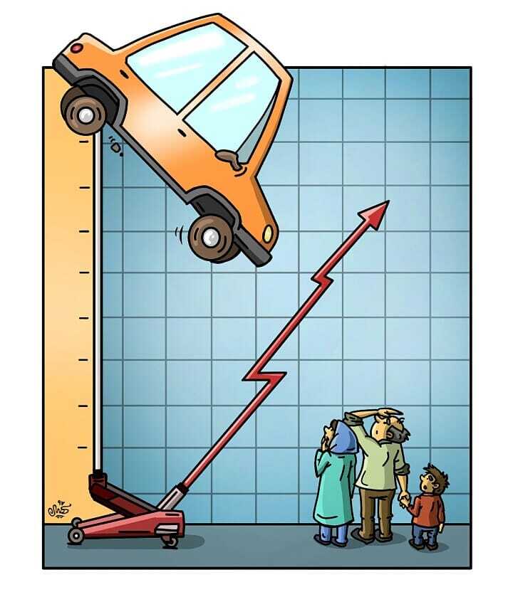 کاریکاتور/ گرانی قیمت خودرو