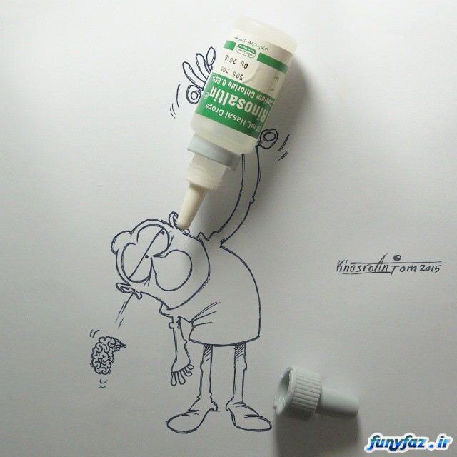 کاریکاتور/ مصرف خودسرانه دارو