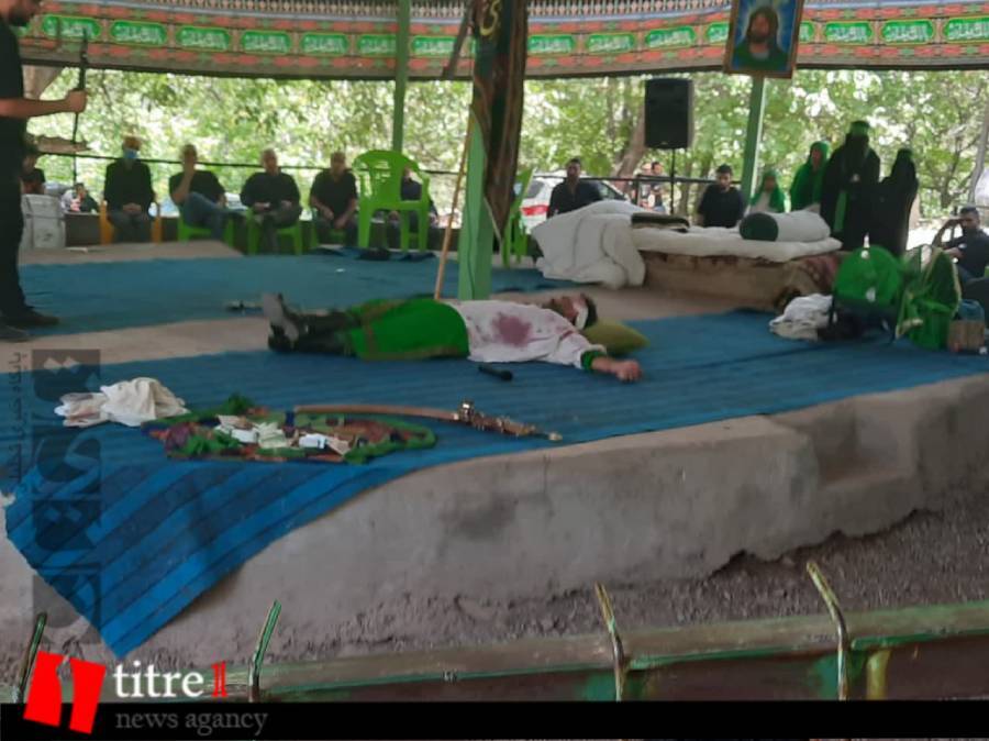 مراسم تعزیه‌خوانی «عاشورا قدیم» در روستای مهران