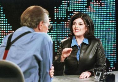 مصاحبه خبری مونیکا در برنامه زنده لری کینگ - 3 ژانویه 2000